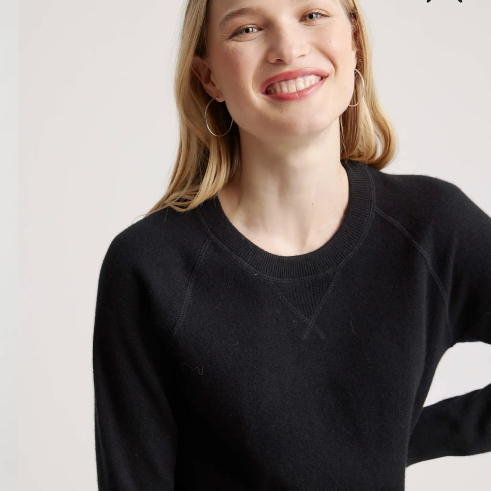 Mongolian Shrunken cashmere sweatshirt